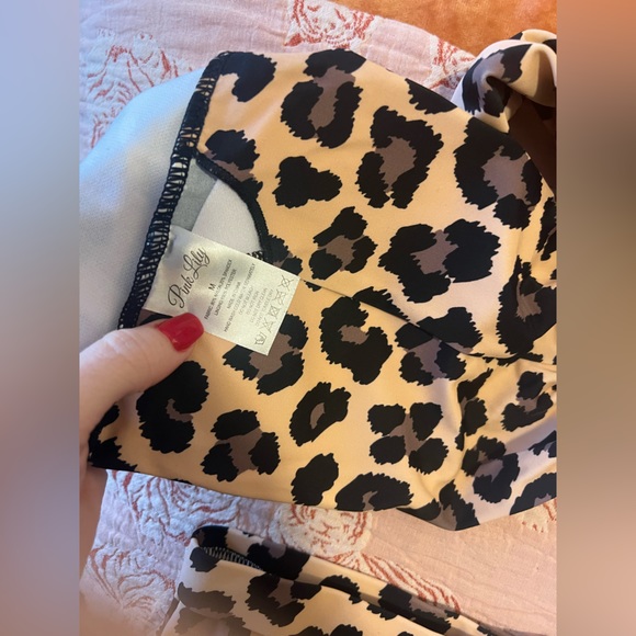 NWOT Pink Lily Brown Animal Print Bikini | Animal Print Bikini - Picture 11 of 13